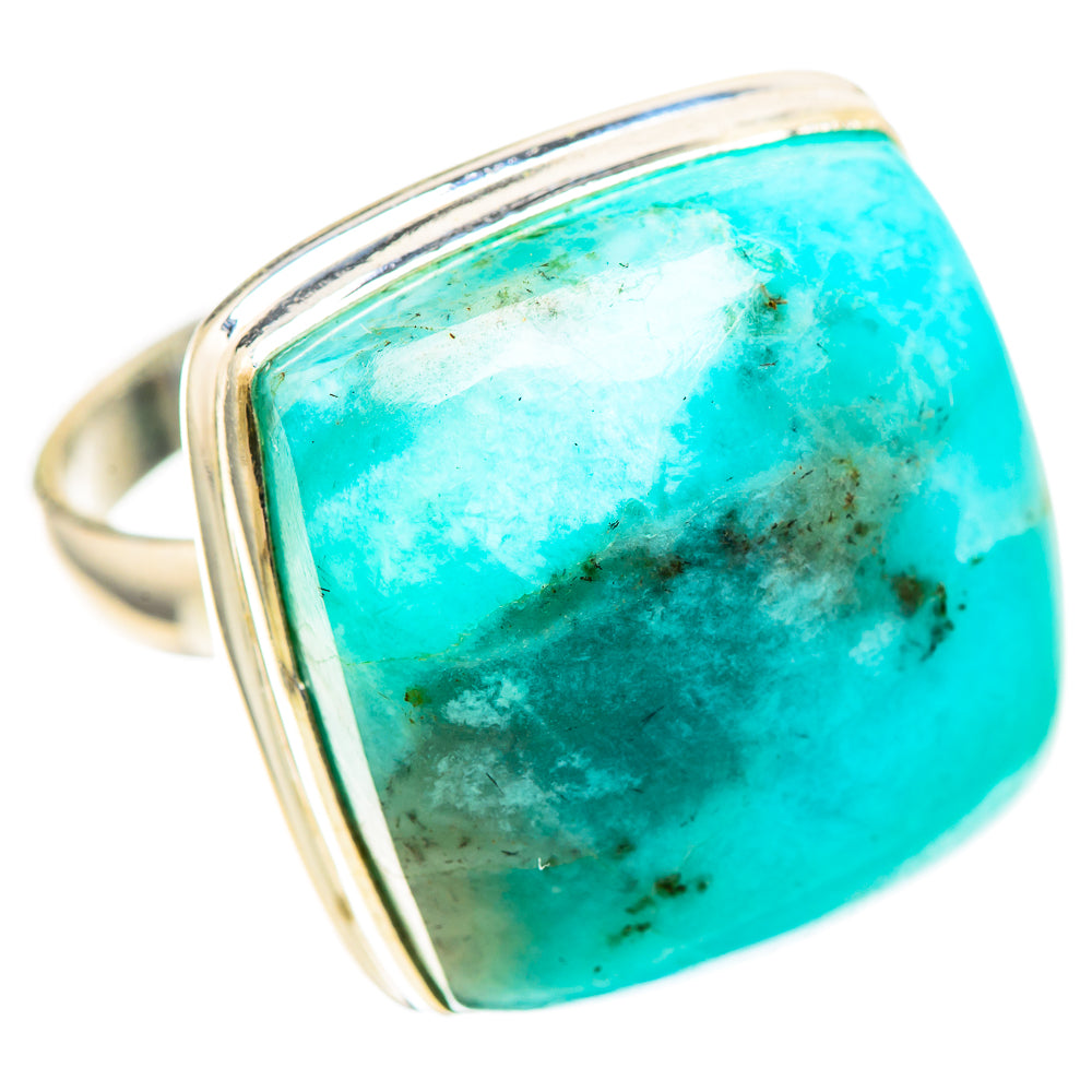 Large Peruvian Amazonite Ring Size 9.75 (925 Sterling Silver) RING136939