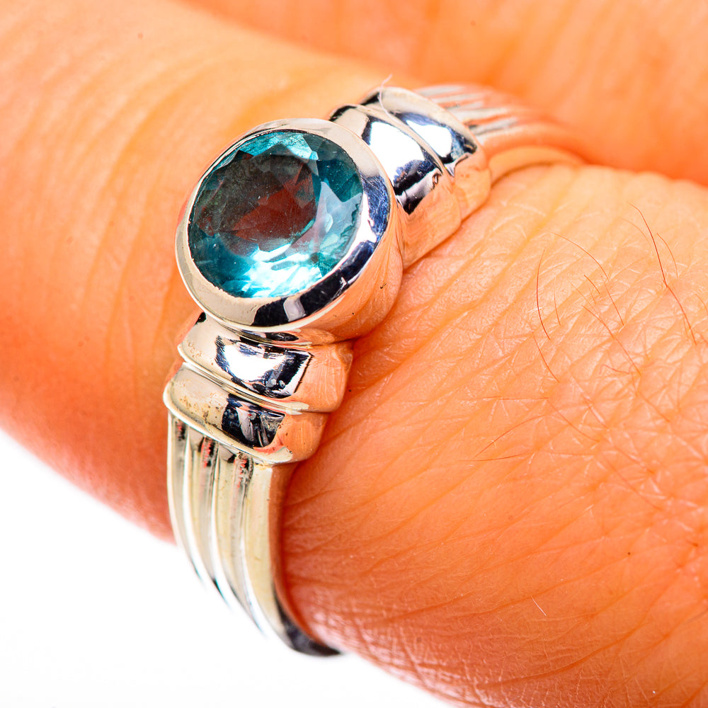 Blue Topaz Ring Size 8 (925 Sterling Silver) RING135876