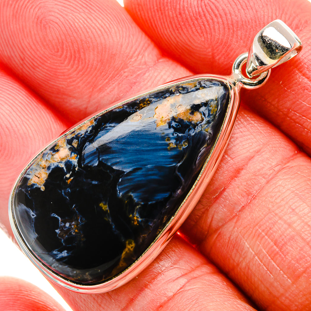 Pietersite Pendant 1 3/4" (925 Sterling Silver) PD37109