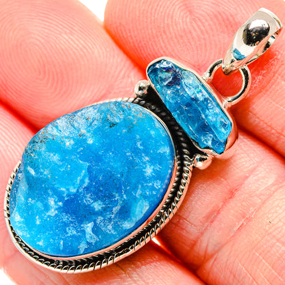 Rough Smithsonite Pendant 1 3/4" (925 Sterling Silver) PD36320