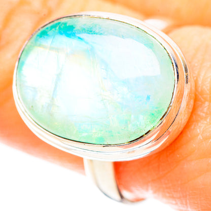 Green Moonstone 925 Sterling Silver Ring Size 9.25 (925 Sterling Silver) RING137244