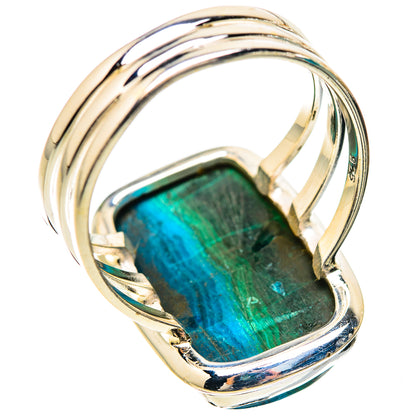 Large Malachite In Chrysocolla 925 Sterling Silver Ring Size 12 Ana Co R135371
