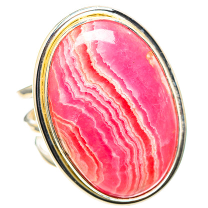 Large Rhodochrosite 925 Sterling Silver Ring Size 8.5 (925 Sterling Silver) RING137524