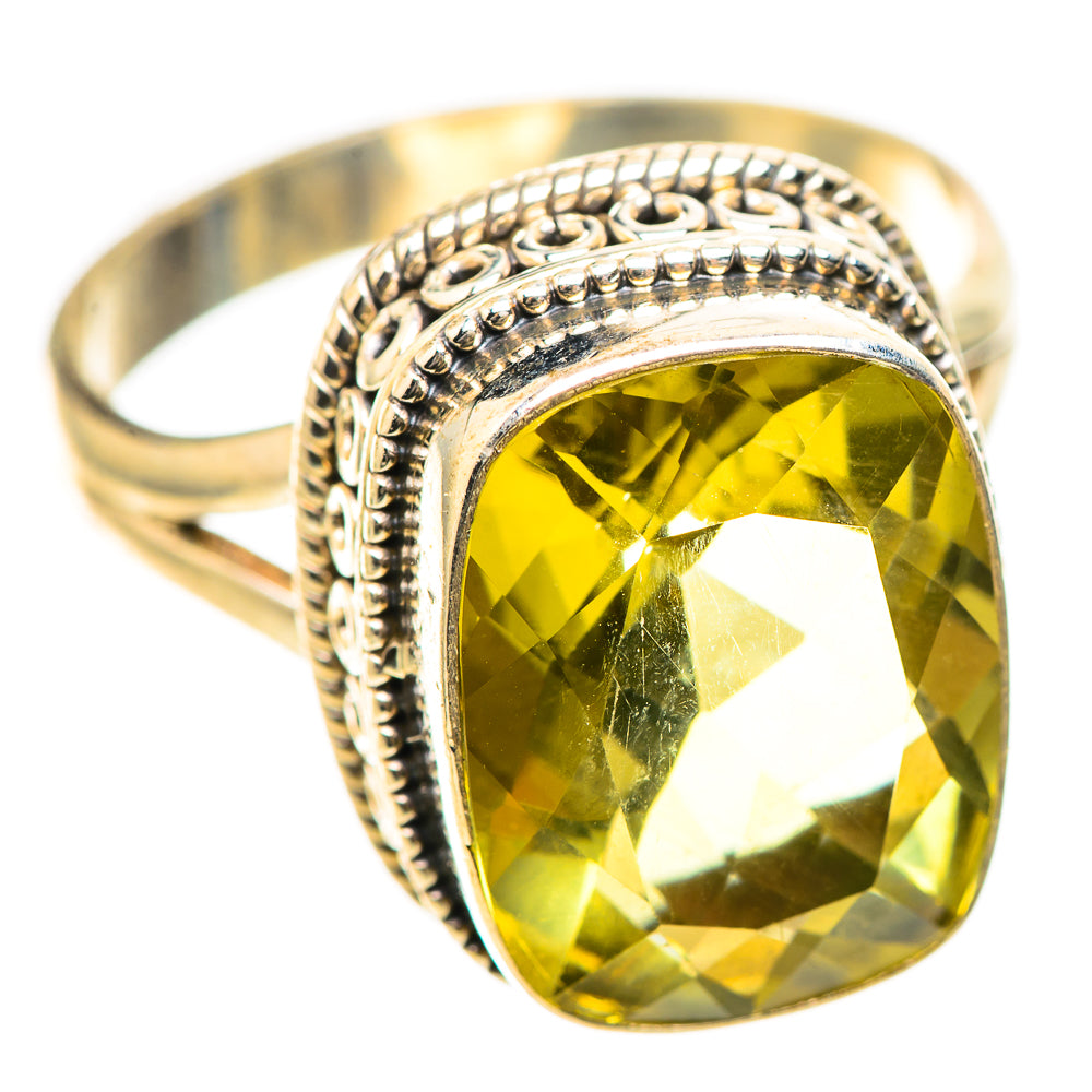 Citrine 925 Sterling Silver Ring Size 10.5 Ana Co R136228
