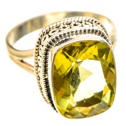Citrine 925 Sterling Silver Ring Size 10.5 Ana Co R136228