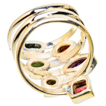 Ana Silver Co Garnet, Amethyst, Peridot, Blue Topaz, Emerald Ring Size 7.25 (925 Sterling Silver)