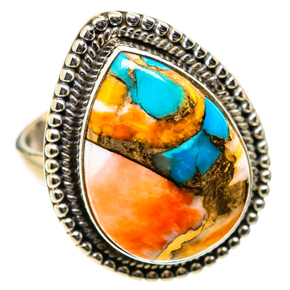 Ana Silver Co Spiny Oyster Turquoise Ring Size 7 (925 Sterling Silver)