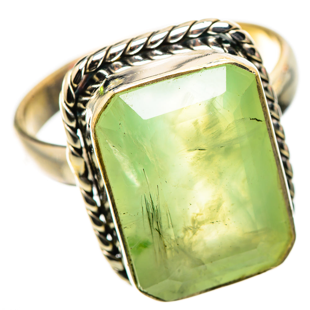 Ana Silver Co Large Prehnite Ring Size 11.75 (925 Sterling Silver)