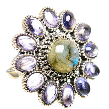 Large Labradorite, Tanzanite Ring Size 7 (925 Sterling Silver) RING137129