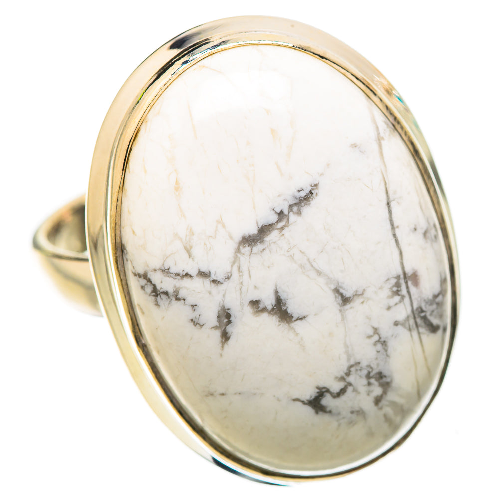 Ana Silver Co Large Howlite Ring Size 11.75 (925 Sterling Silver)