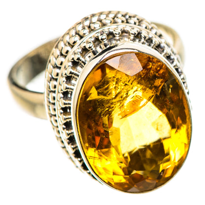 Mandarin Citrine Ring Size 6.5 (925 Sterling Silver) RING134812