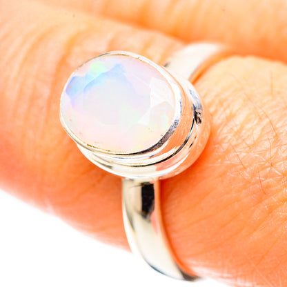 Ethiopian Opal 925 Sterling Silver Ring Size 8.25 (925 Sterling Silver) RING137302