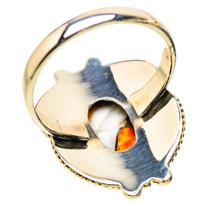 Ana Silver Co Spiny Oyster Turquoise Ring Size 10.75 (925 Sterling Silver)