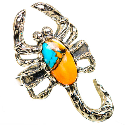 Spiny Oyster Turquoise Ring Size 7.25 (925 Sterling Silver) RING135269