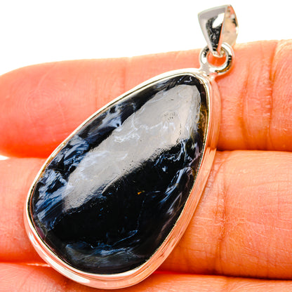 Pietersite Pendant 1 3/4"  (925 Sterling Silver) PD37241