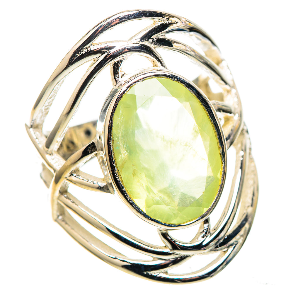 Prehnite 925 Sterling Silver Ring Size 6.25 (925 Sterling Silver) RING137676