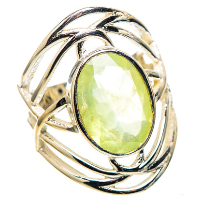 Prehnite 925 Sterling Silver Ring Size 6.25 (925 Sterling Silver) RING137676