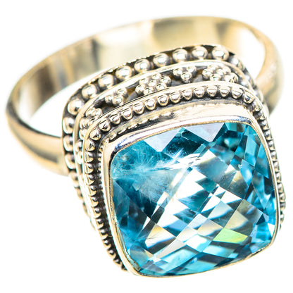 Blue Topaz Ring Size 7.5 (925 Sterling Silver) RING136913