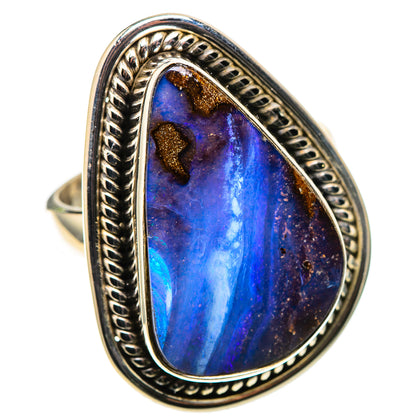 Boulder Opal 925 Sterling Silver Ring Size 6.5 (925 Sterling Silver) RING137613