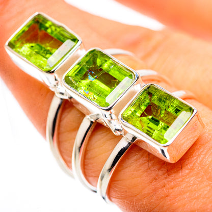 Large Peridot Ring Size 8 (925 Sterling Silver) RING136190