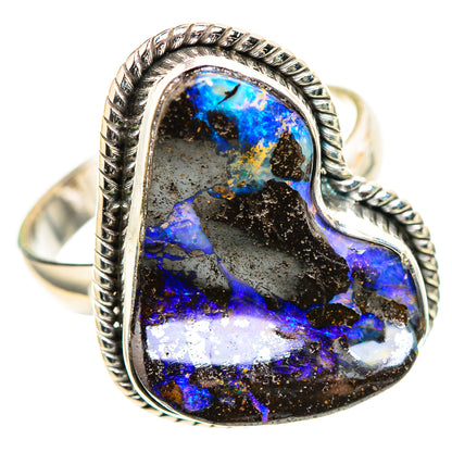 Australian Boulder Opal Ring Size 9.25 (925 Sterling Silver) RING136793