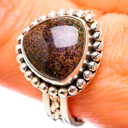 Andamooka Opal Ring Size 9.75 (925 Sterling Silver) RING136224