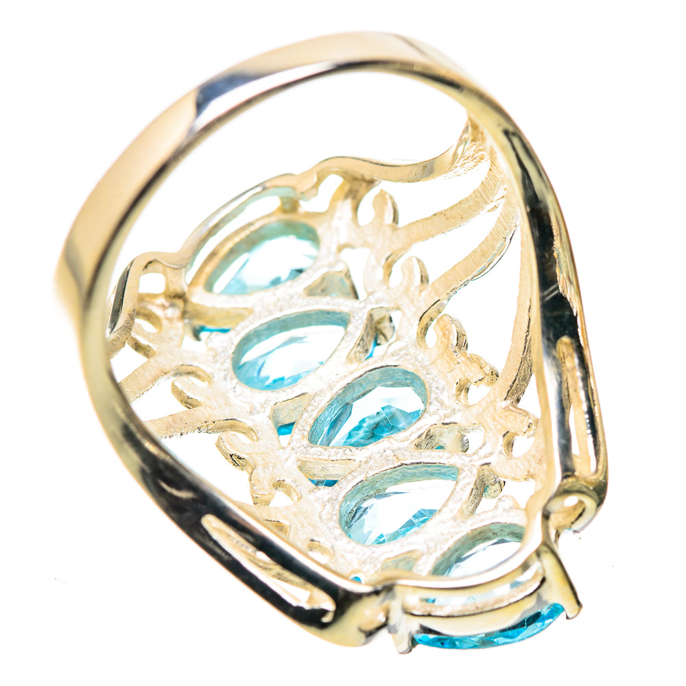 Ana Silver Co Blue Topaz Ring Size 8 (925 Sterling Silver)