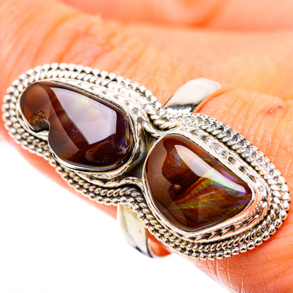 Large Mexican Fire Agate Ring Size 9.75 (925 Sterling Silver) RING135392