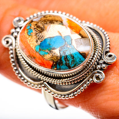 Spiny Oyster Turquoise Ring Size 9.75 (925 Sterling Silver) RING134633